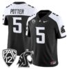 Jaxon Potter Jersey 5 Washington State Cougars 2025 Vapor Stitched Black Alter