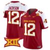 JaylonJacksonJersey 12IowaStateCyclones2025LimitedStitchedCardinalAlter