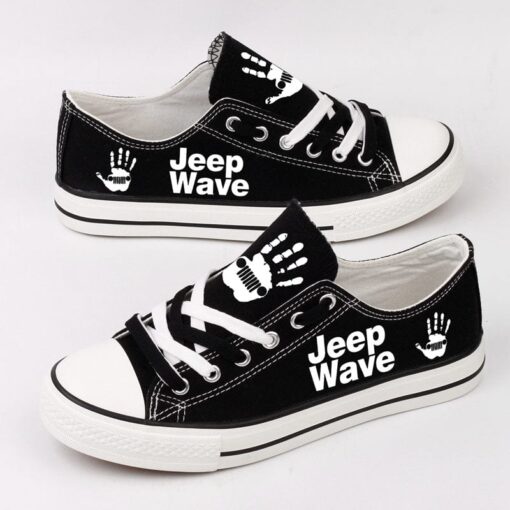Jeep Canvas Sneakers Shoes For Men Women Fans - Image 2