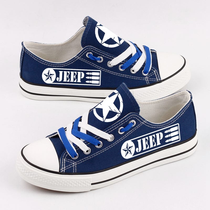 Jeep Canvas Sneakers Shoes For Men Women Fans 2 Jeep Canvas Sneakers Shoes For Men Women Fans - Image 2