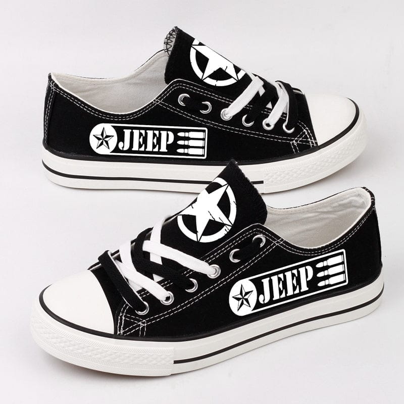 Jeep Canvas Sneakers Shoes For Men Women Fans 4 Jeep Canvas Sneakers Shoes For Men Women Fans - Image 4