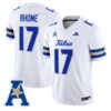 JerryRhomeJersey 17TulsaGoldenHurricane2025VaporStitchedWhite