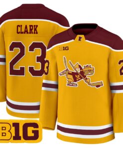 Jimmy Clark Jersey #23 Minnesota Golden Gophers 2025-26 Premium Stitched