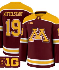 John Mittelstadt Jersey 19 Minnesota Golden Gophers 2025 26 Stitched Maroon