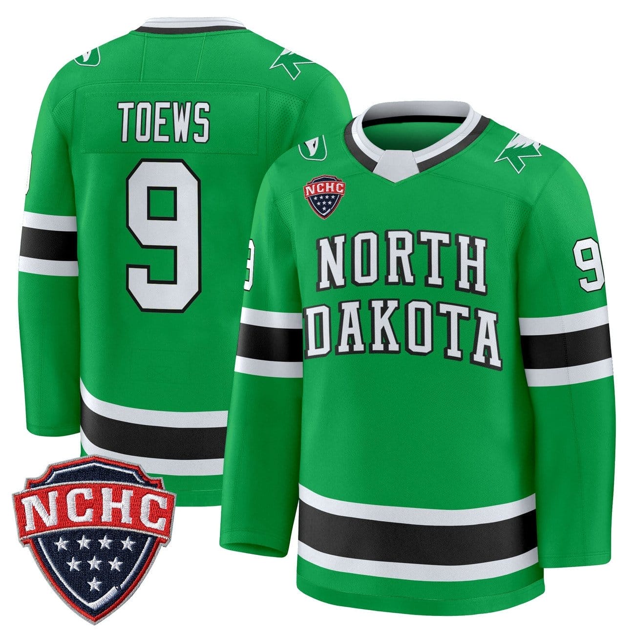 Jonathan Toews Jersey #9 North Dakota Fighting Hawks 2025-26 Stitched - Image 3