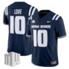 JordanLoveJersey 10UtahStateAggies2025VaporLimitedStitchedNavy