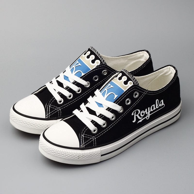 Kansas City Royals Limited Print Low Top Canvas Shoes Sport Sneakers For Men Women Fans - Image 3