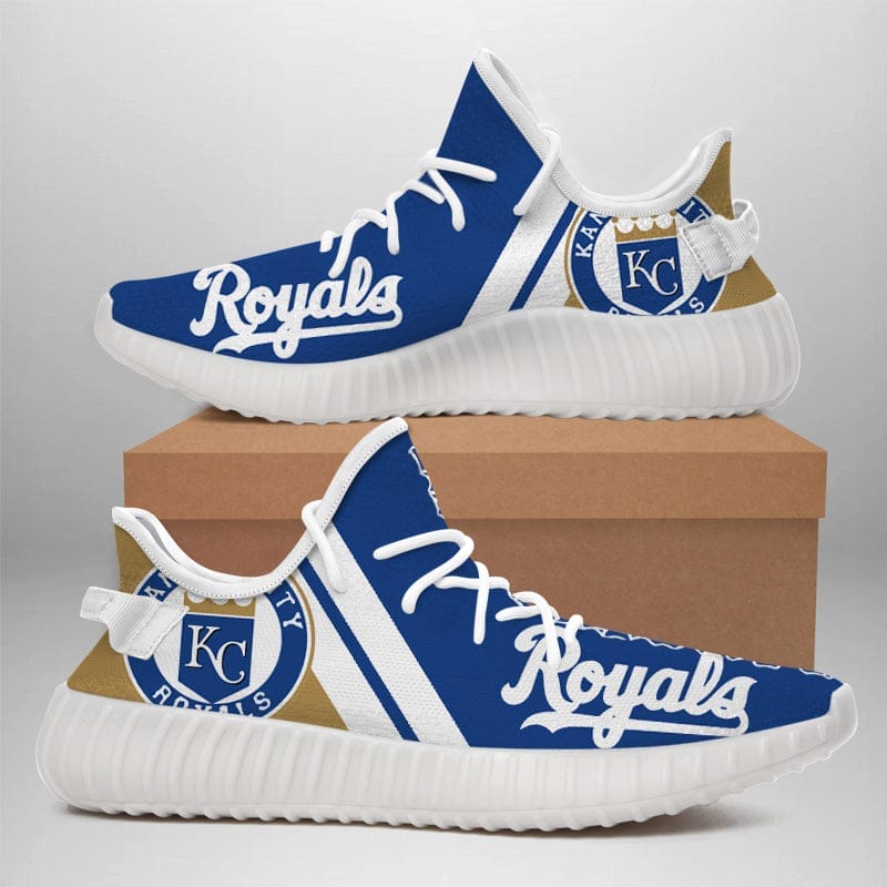 Kansas City Royals 350v Yeezy Sneakers For Men Women Fans 1 Kansas City Royals 350v Yeezy Sneakers For Men Women Fans