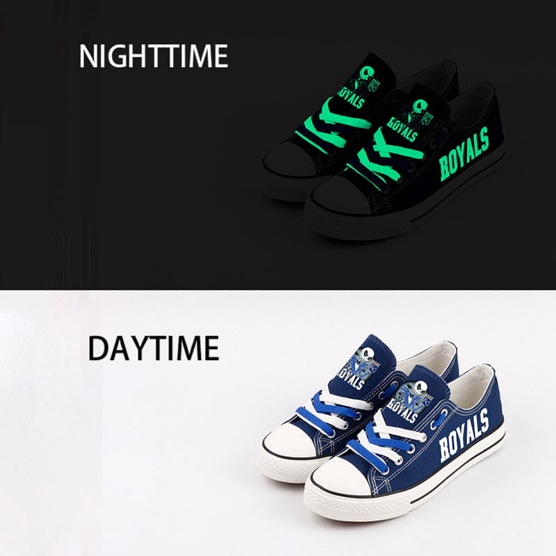 Kansas City Royals Limited Print Low Top Canvas Shoes Sport Sneakers For Men Women Fans - Image 5