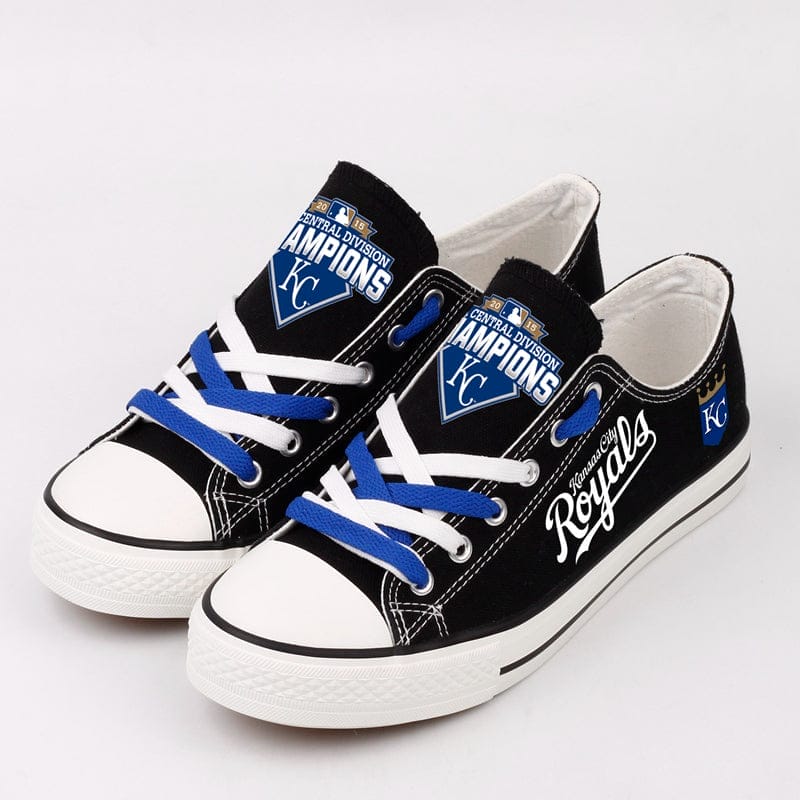 Kansas City Royals Limited Print Low Top Canvas Shoes Sport Sneakers For Men Women Fans