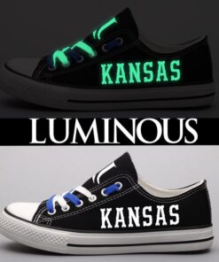 Kansas Jayhawks Sport Sneakers Shoes For Men Women Fans