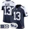 Kaytron Allen Jersey 13 Penn State 2025 Throwback Vapor Stitched Navy Alter