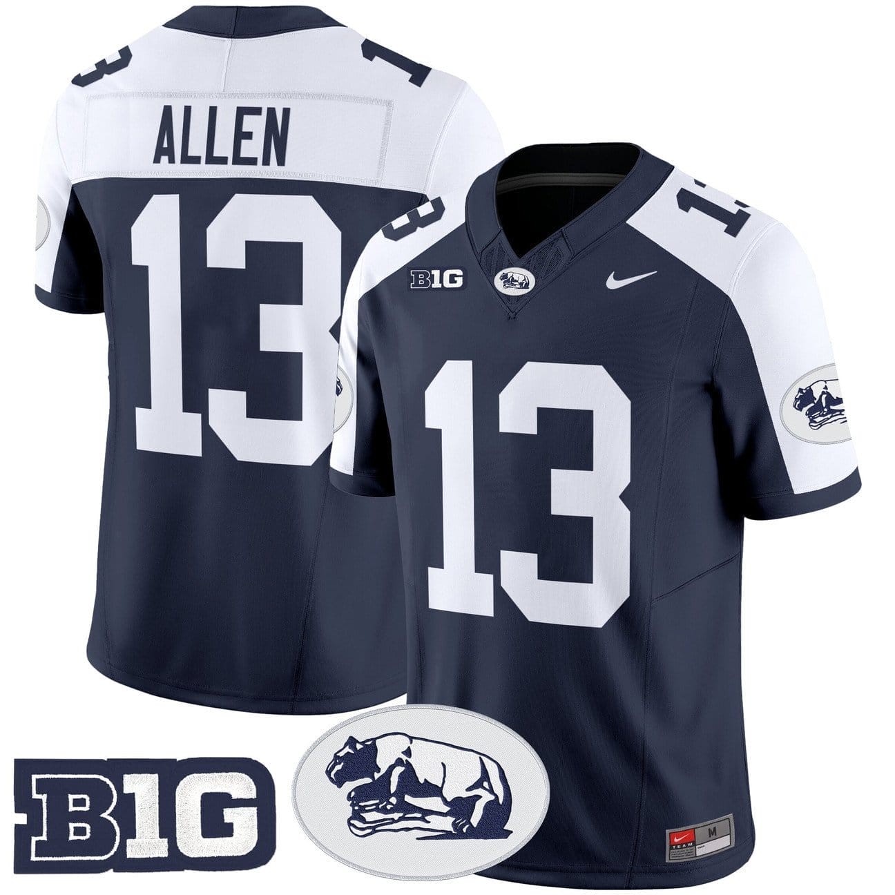 Kaytron Allen Jersey #13 Penn State Nittany Lions 2025 Throwback Limited Stitched