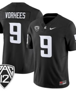 Alternative view of Kirby Vorhees Jersey #9 Washington State Cougars 2025 Vapor Limited Stitched