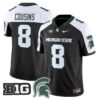 Kirk Cousins Jersey #8 Michigan State Spartans 2025 Vapor Stitched Black Alter 2 KirkCousinsJersey 8MichiganStateSpartans2025VaporStitchedBlackAlter
