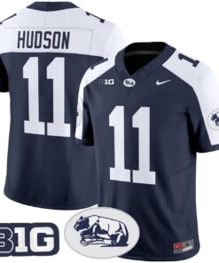 Kyron Hudson Jersey #11 Penn State Nittany Lions 2025 Throwback Limited Stitched