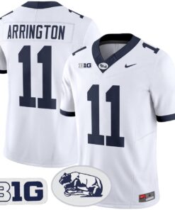 LaVar Arrington Jersey 11 Penn State 2025 Throwback Vapor Stitched White