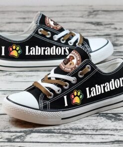 Labrador Retriever Canvas Sneakers Shoes For Men Women Fans