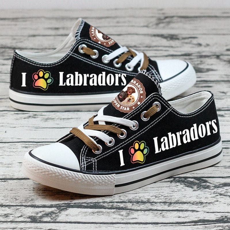 Labrador Retriever Canvas Sneakers Shoes For Men Women Fans 1 Labrador Retriever Canvas Sneakers Shoes For Men Women Fans