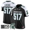 LansingJersey 517MichiganStateSpartans2025VaporStitchedBlackAlter