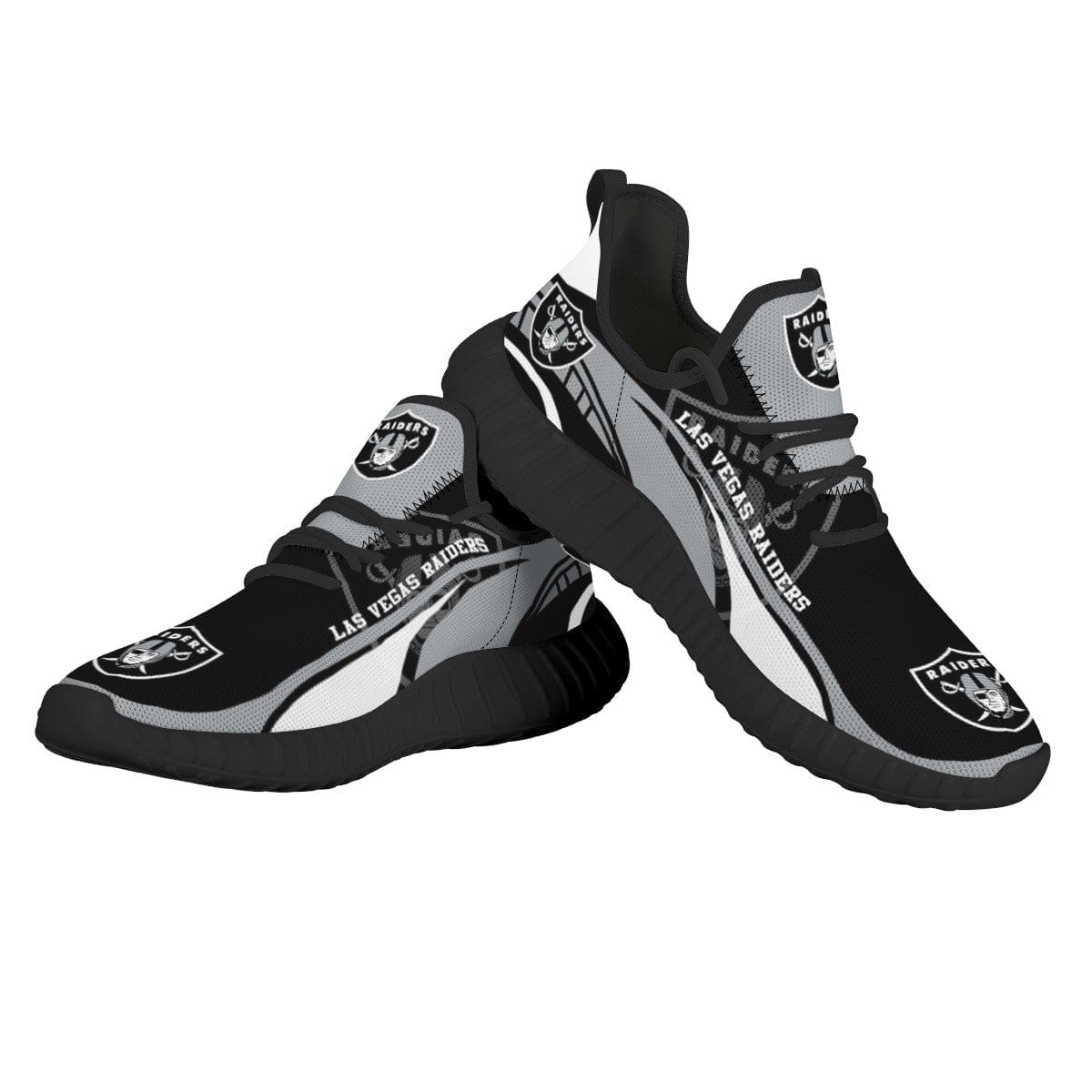 Las Vegas Raiders Sneaker Shoes NFL For Men Women Fans 3 Las Vegas Raiders Sneaker Shoes NFL For Men Women Fans - Image 3