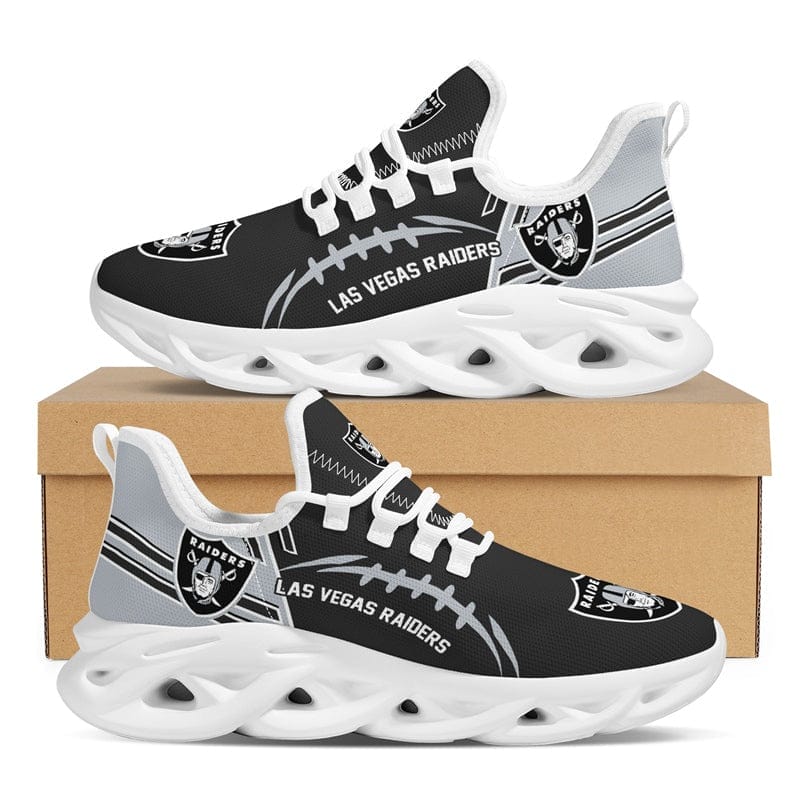 Las Vegas Raiders Max Soul Sneakers Shoes Elevate Your Every Step 3 Las Vegas Raiders Max Soul Sneakers Shoes Elevate Your Every Step - Image 3
