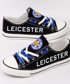 Leicester City Low Top Canvas Sport Sneakers Shoes For Men Women Fans