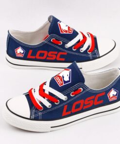 Alternative view of Lille OSC Low Top Canvas Sport Sneakers Shoes For Men Women Fans