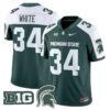 Lorenzo White Jersey #34 Michigan State Spartans 2025 Vapor Stitched Green Alter 3 LorenzoWhiteJersey 34MichiganStateSpartans2025VaporStitchedGreenAlter