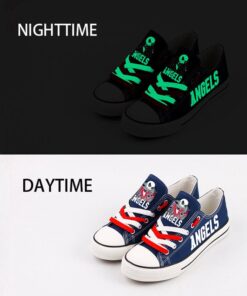 Los Angeles Angels Limited Print Low Top Canvas Shoes Sport Sneakers For Men Women Fans