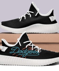 Alternative view of Los Angeles Dodgers NFL 350v Yeezy Sneakers For Men Women Fans