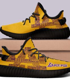 Los Angeles Lakers V2 NBA 350v Yeezy Sneakers black