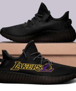 Los Angeles Lakers V9 NBA 350v Yeezy Sneakers black