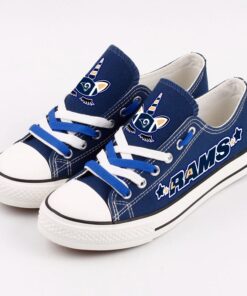 Los Angeles Rams Low Top Canvas Sport Sneakers Shoes For Men Women Fans