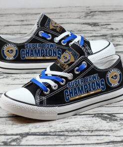 Los Angeles Rams Limited Print NFL Students Low Top Canvas Shoes Sport Sneakers 4 1d39226c 6d04 4453 8dba 7601befd6bec