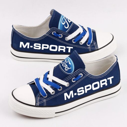 M-SPORT FORD WRT M-SPORT Canvas Sneakers Shoes For Men Women Fans - Image 2