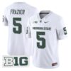MakhiFrazierJersey 5MichiganStateSpartans2025VaporStitchedWhite