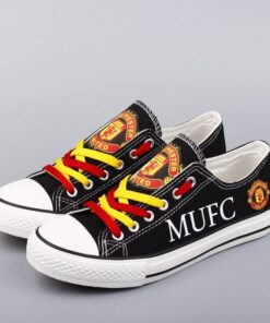 Alternative view of Manchester United Low Top Canvas Sport Sneakers Shoes For Men Women Fans