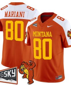 Marc Mariani Jersey #80 Montana Grizzlies 1995 Throwback Vapor Limited Stitched