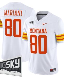 Marc Mariani Jersey #80 Montana Grizzlies 1995 Throwback Vapor Limited Stitched 5 Marc Mariani Jersey 80 Montana Grizzlies 1995 Throwback Stitched White