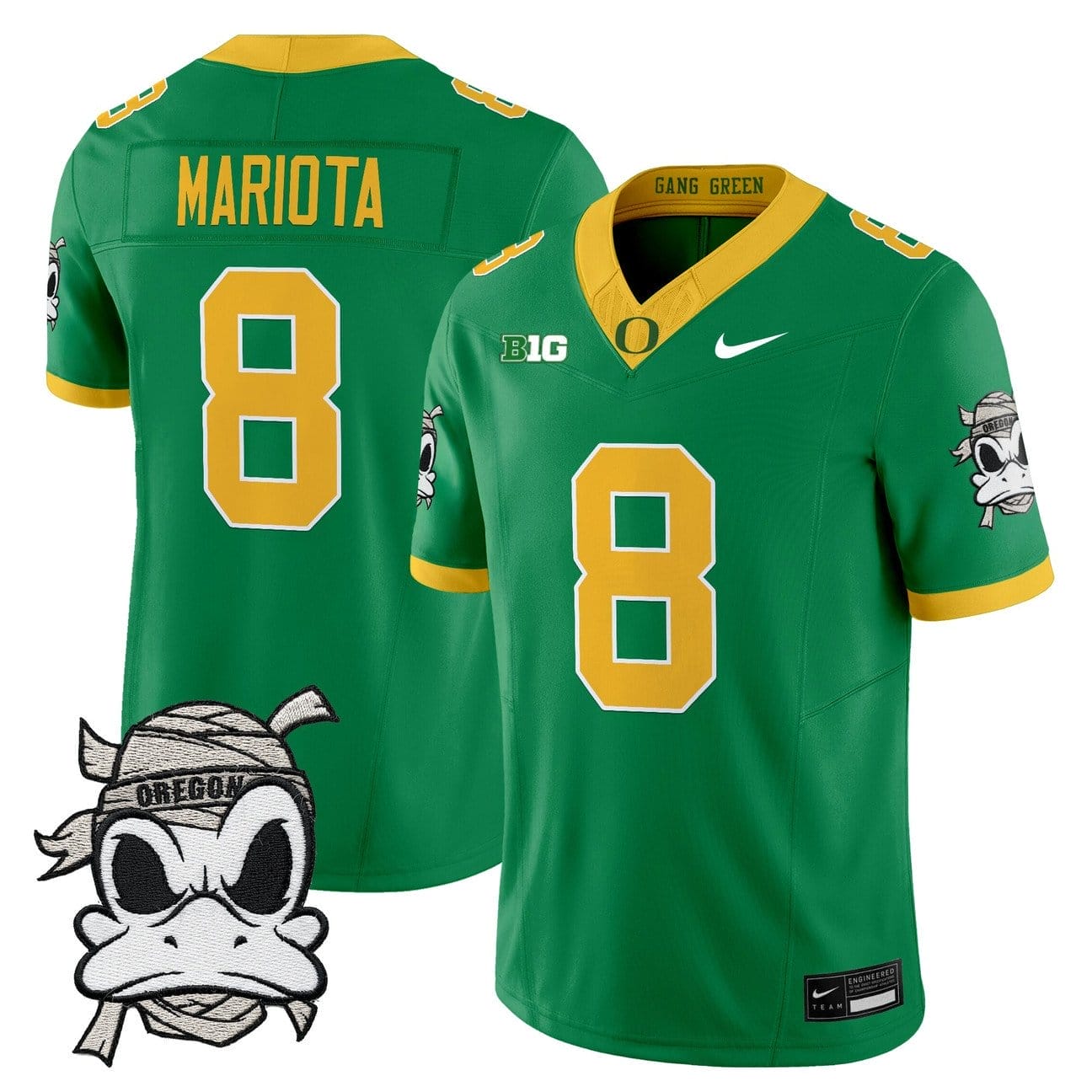 Marcus Mariota Jersey #8 Oregon Ducks 2025 Mummy Duck Vapor Limited Stitched - Image 3