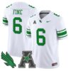 MasonFineJersey 6NorthTexasMeanGreen2025VaporStitchedWhite