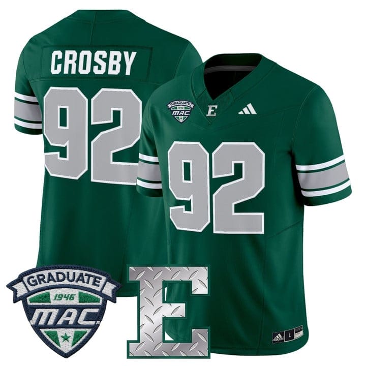 Maxx Crosby Jersey #92 Eastern Michigan Eagles 2025 Limited Stitched 5 Maxx Crosby Jersey #92 Eastern Michigan Eagles 2025 Limited Stitched - Image 5