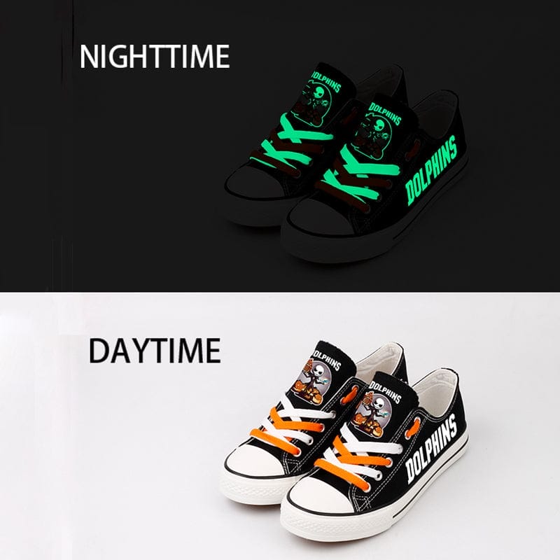 Miami Dolphins Low Top Canvas Sport Sneakers Shoes For Men Women Fans 7 Miami Dolphins Low Top Canvas Sport Sneakers Shoes For Men Women Fans - Image 7