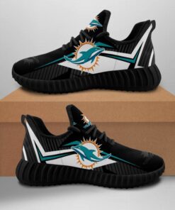 Miami Dolphins Sneaker Shoes NFL For Men Women Fans