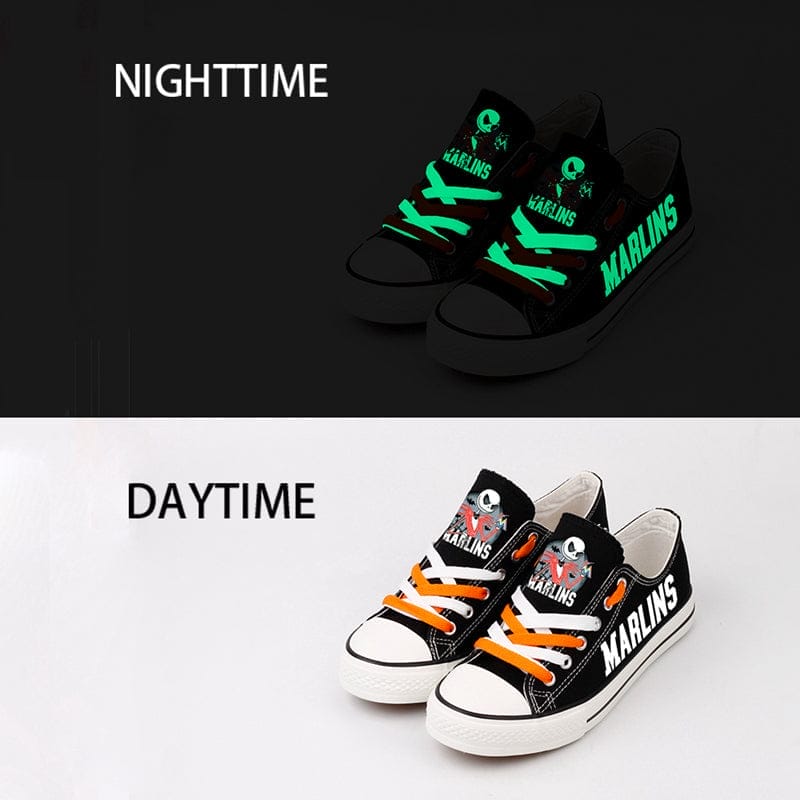 Miami Marlins Limited Print Low Top Canvas Shoes Sport Sneakers For Men Women Fans 4 Miami Marlins Limited Print Low Top Canvas Shoes Sport Sneakers For Men Women Fans - Image 4