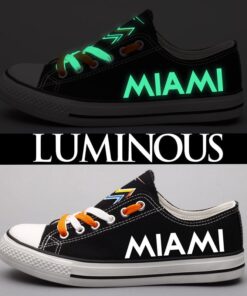 Miami Marlins Limited Print Low Top Canvas Shoes Sport Sneakers For Men Women Fans 13 Miami Marlins Limited Print MLB Students Low Top Canvas Shoes Sport Sneakers 1