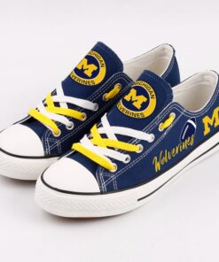 Michigan Wolverines Sport Sneakers Shoes For Men Women Fans