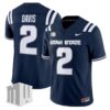 MilesDavisJersey 2UtahStateAggies2025VaporLimitedStitchedNavy