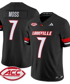 Miller Moss Jersey #7 Louisville Cardinals 2025 Vapor Limited Stitched